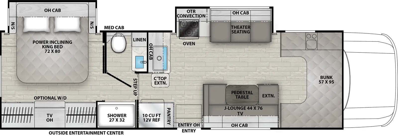 Entourage 330DS Floorplan